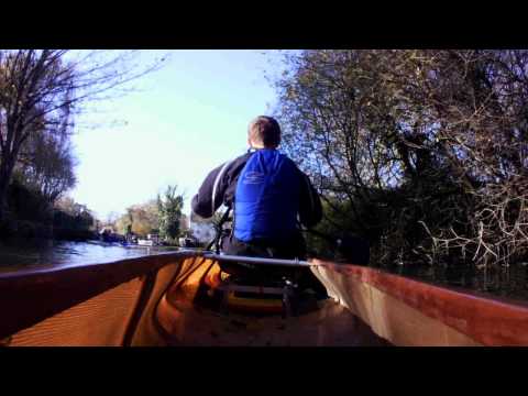 Canoeing session in C1 18/11/12