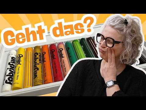 🖍️Kann man Stoff mit Kreide bemalen? Das Ergebnis überrascht
