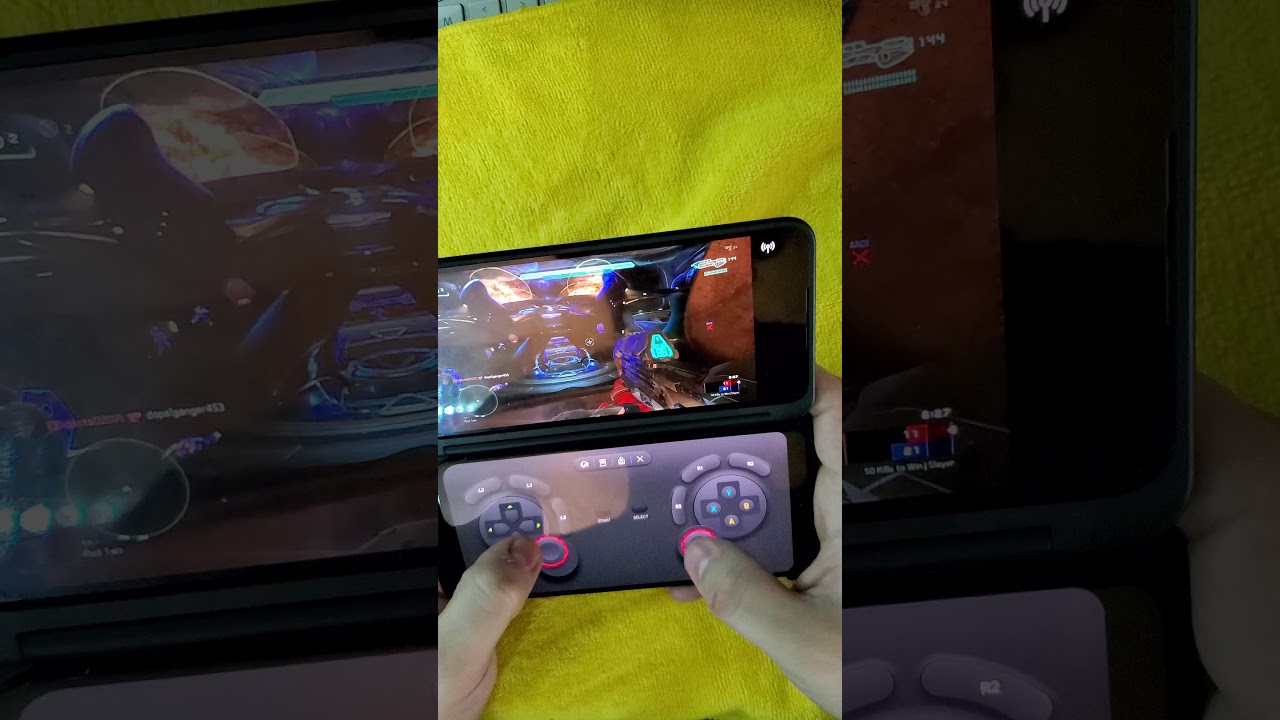 Microsoft Project Xcloud on LG G8X ThinQ Dual Screen Without Xbox Controller Halo 5 Guardians
