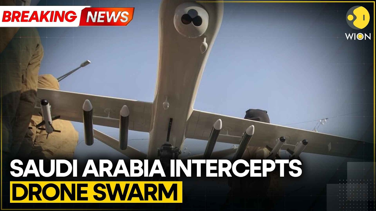 US-Iran War: Saudi Arabia Intercepts Dozens Of Drones Entering Its Airspace | WION Breaking