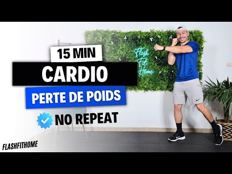 15 MIN - CARDIO WEIGHT LOSS 🔥 12 DIFFERENT EXERCISES | Maxime CABURET - FlashFitHome