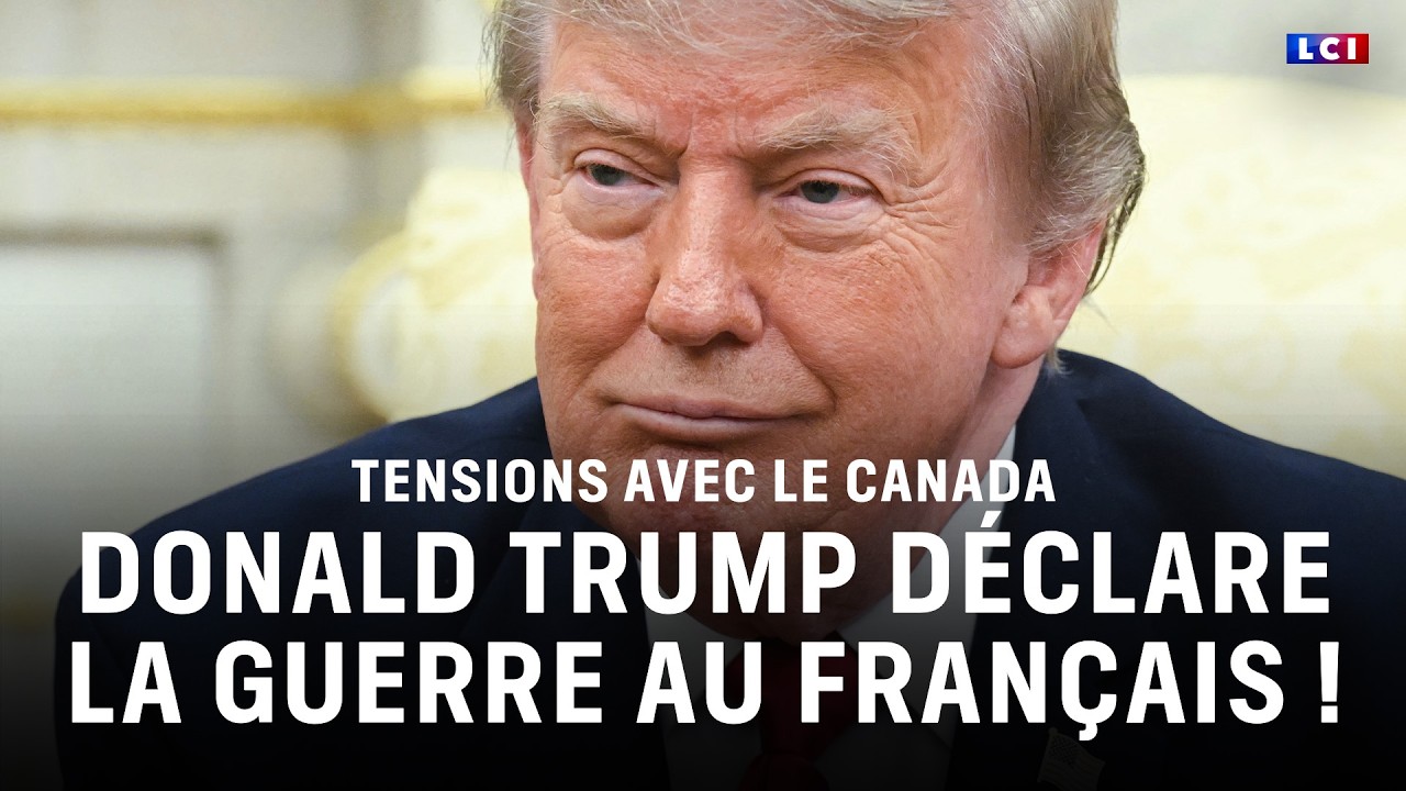 Illustration: Trump contre Trudeau : la langue française prise en otage dans la guerre commerciale