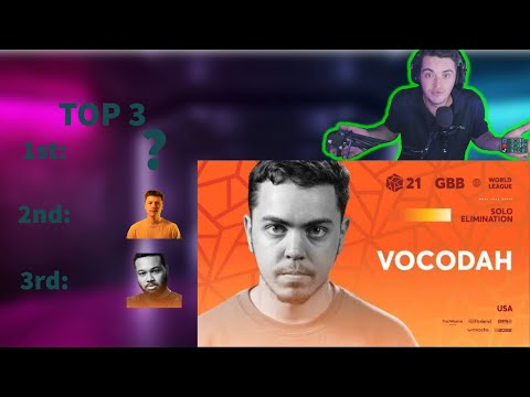 Vocodah - Audical??? 2019 solo elimination *reaction*