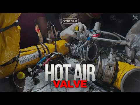 How to heat up the cabin of aircraft. Hot air valve replacement.