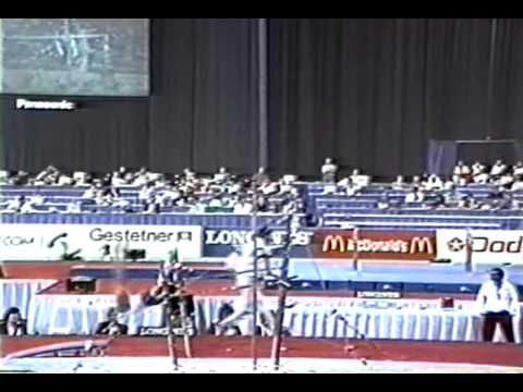 3rd Team ROM Vanda Hadarean UB - 1991 World Gymnastics Championships 9.887