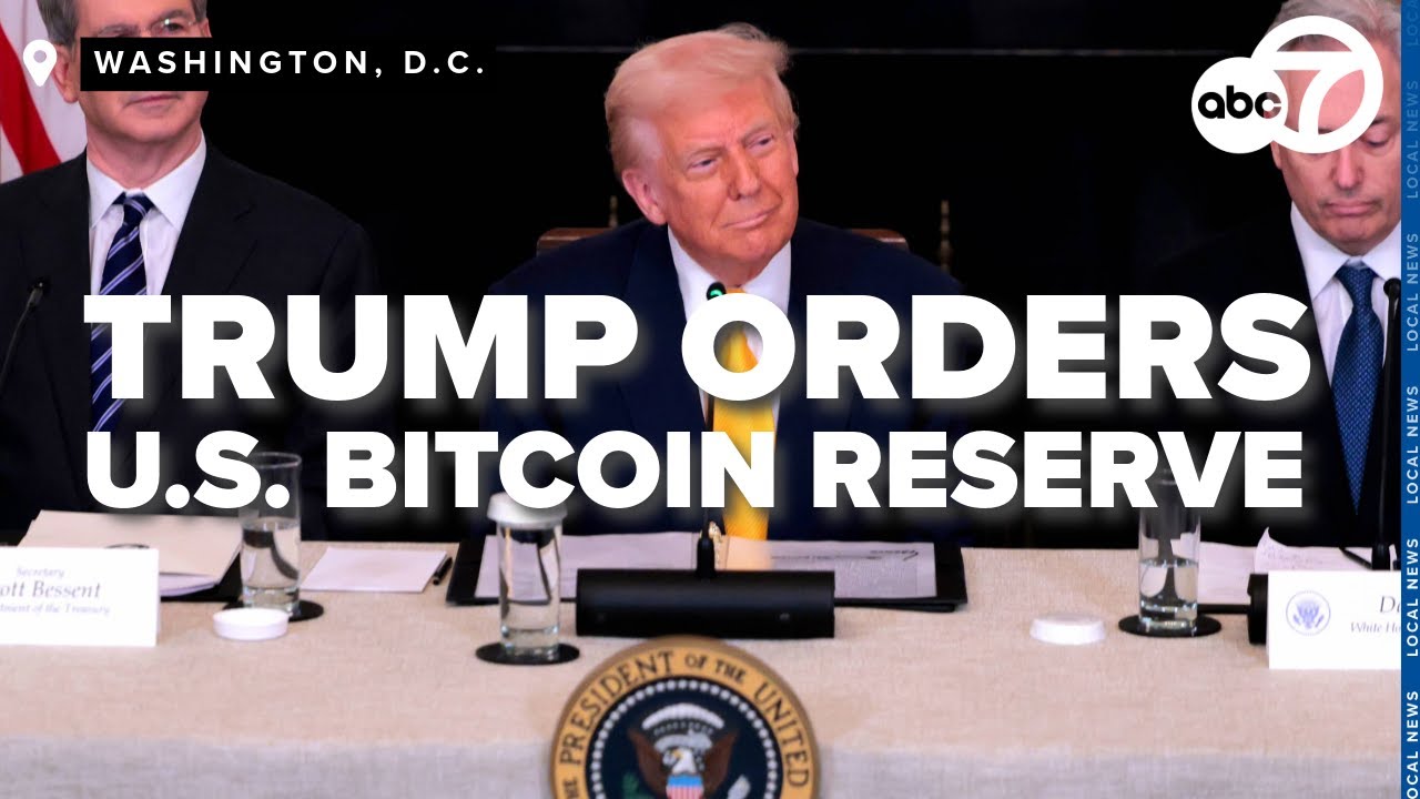 Trump signs order to establish US bitcoin reserve at first-ever White House Crypto Summit