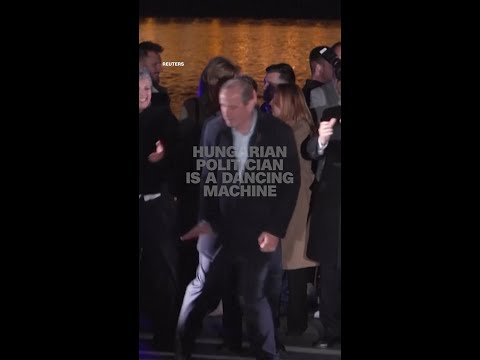 Hungarian politician is a dancing machine