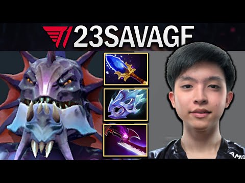 T1.23SAVAGE SLARDAR WITH AGHANIMS-SILVEREDGE - DOTA 2 7.30 GAMEPLAY