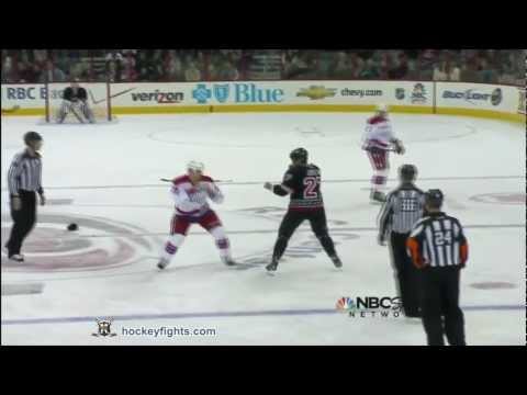 Matt Hendricks vs Derek Joslin Feb 20, 2012