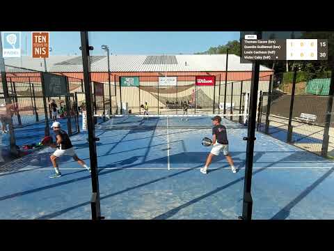 Interligues U14 - Thomas Cauve /  Quentin Guillemot (BRE) vs Louis Cacheux / Victor Caby (HDF)