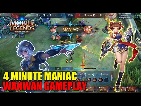 4 MINUTE MANIAC WANWAN GAMEPLAY [MLBB]