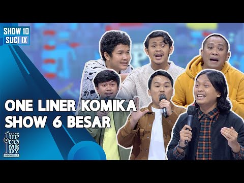 Stand Up One Liner 6 Komika, Semuanya Bikin Ngakak Juri!!! - ULTIMATE SHOW 10 | SUCI IX
