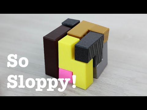 Reducing the Soma Cube to 1 unique solution - How to Solve the Sloppy Cube by Oskar van Deventer