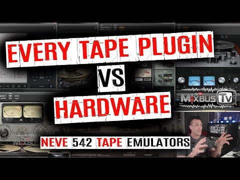 Every Tape Plugin vs Hardware Neve 542 Tape Emulators - Shootout Pt.1