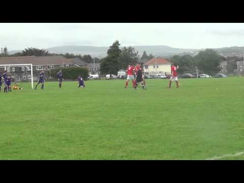 Richard Foden scores for Castletown v Douglas Athletic (3-2) 22 August 2015