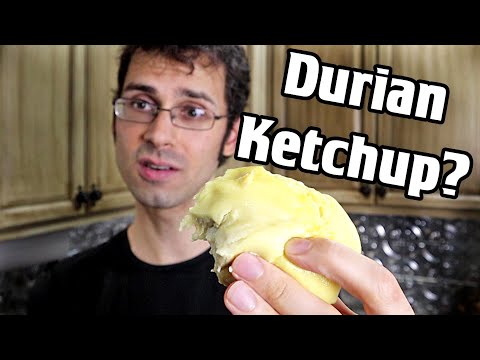 DURIAN KETCHUP: What Will Happen if You Replace Tomatoes with Durian? - Weird Fruit Explorer