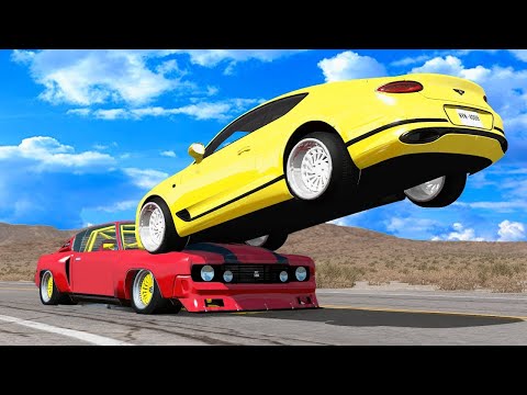 High Speed Realistic Crashes - BeamNG.Drive | CrashTherapy