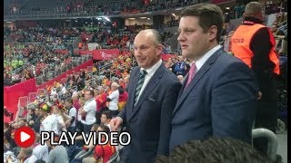 Opening of the »Slovenia Business Center«  during the European handball championship