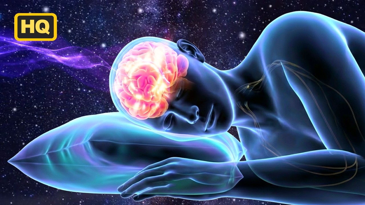 528Hz + 432Hz Fall Into Deep Healing Sleep | Anxiety Relief, Melatonin Release | Stop Overthinking