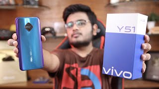 Vivo Y51 Unboxing  AmoledFast Charging and in-disp