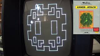 Vectrex Game - Armor Attack - Pickup & Play February 2020