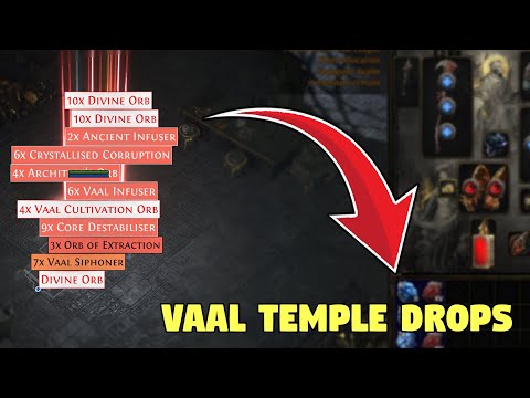 MAKE DIVINE Farming Atziri Temple | Path of Exile Fate Of The Vaal |