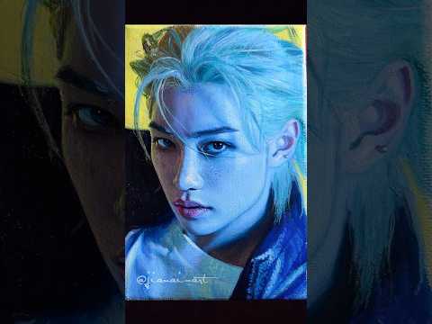 The Azure Charmer #oilpainting #art #straykids #felix