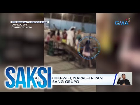 Babaeng nakiki-WiFi, napag-tripan umano ng isang grupo Saksi