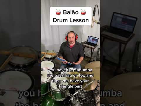How I Think About The Baiao On Drum Set #drumlesson