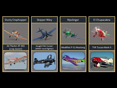 Real planes from Disney planes movie