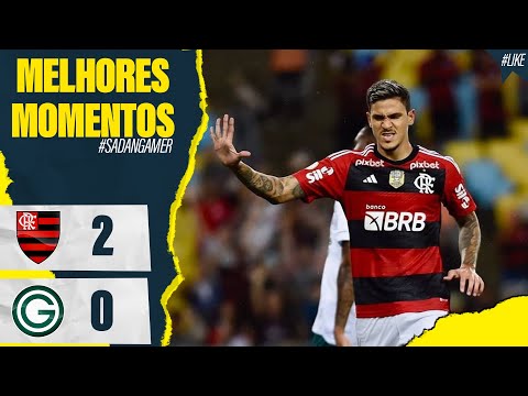 FLAMENGO 2 X 0 GOIAS - PEDRO E RIBEIRO MARCAM PARA O MENGÃO - JOGO DE HOJE - ASSISTA AGORA!