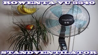 "ROWENTA VU 5540 STANDVENTILATOR SUPER SILENT" -Vorstellung