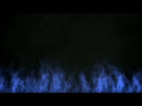 Fire Overlay Burning Blue Fire With Smoke Effect | No Copyright Motion Background #24
