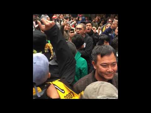 Ultras Malaya Corteo in Hanoi AFF Suzuki Cup Final 2018 Vietnam vs Malaysia