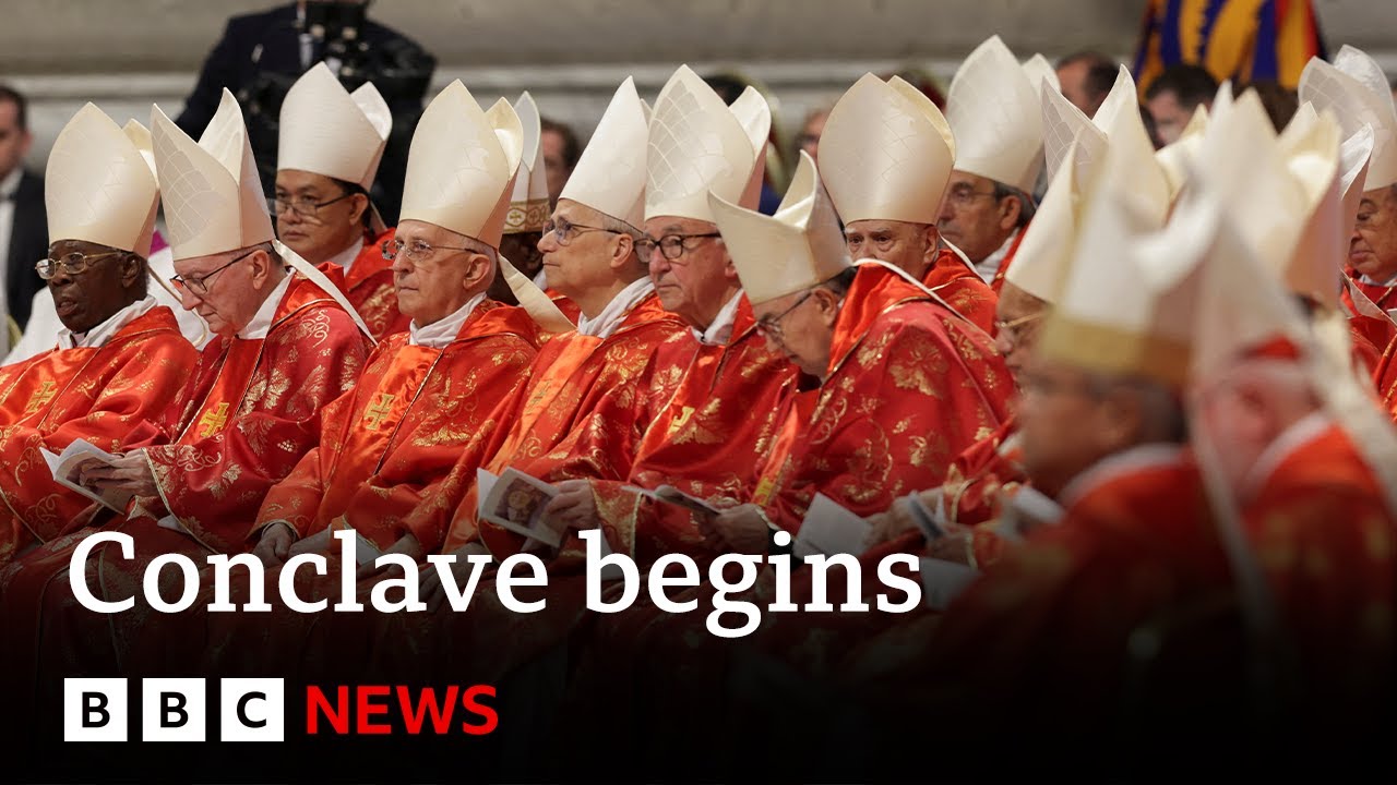 Conclave to elect new pope to begin in Vatican | BBC News