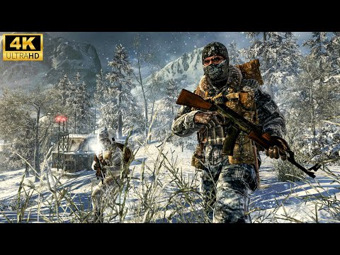 Altay Mountains (Russia) | USMC Ops | [4K 60FPS] Gameplay | Call of Duty: Modern Warfare Remastered