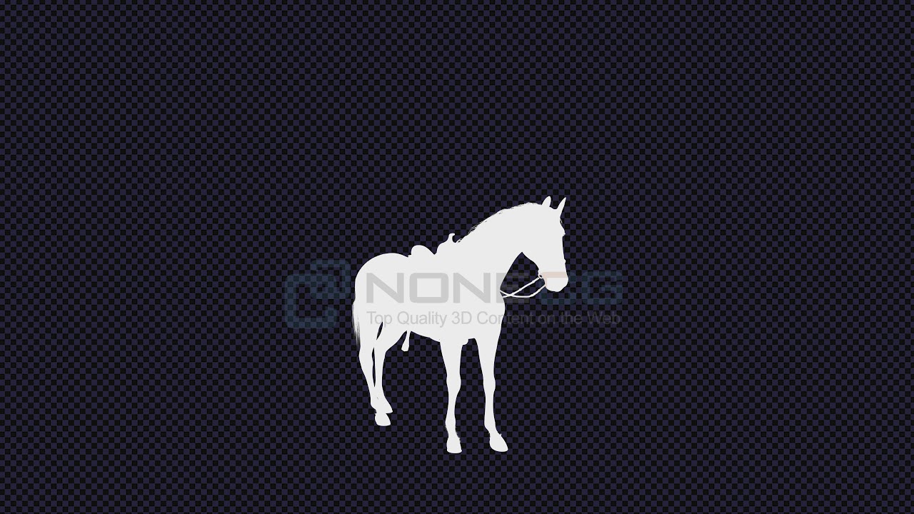 Horse Silhouette Bite Animation