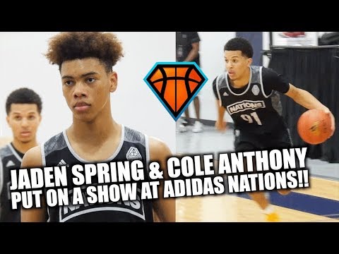 2020 Jaden Springer & Cole Anthony Put On a DUNK SHOW In Their Last Game at Adidas Nations!!