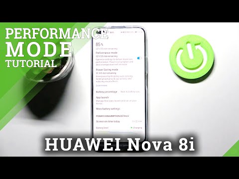 How to Activate High Performance Mode in HUAWEI Nova 8i - Access Performance Settings