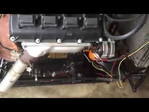 EZ-EFI - Fuel and MSD 6013 running a 5.7 Hemi on engine stand