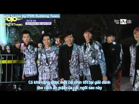 [I7VN][Vietsub][20.01.14] INFINITE -- Mnet Wide Ent News Asian Model Festival Awards