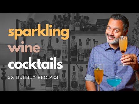 3x SPARKLING WINE Cocktails || New Years Eve