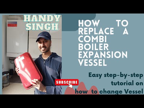 How To Replace Install a Expansion Vessel on a Combi Boiler - Baxi Main Eco 30 - 10 Litre - 1.0BAR