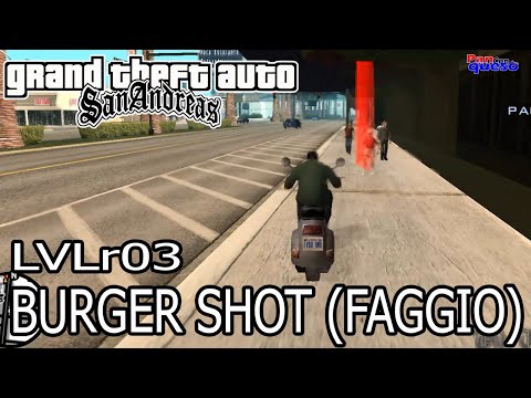 Grand Theft Auto: San Andreas (100%) - Misión Repartidor 03: Burger Shot (Faggio)