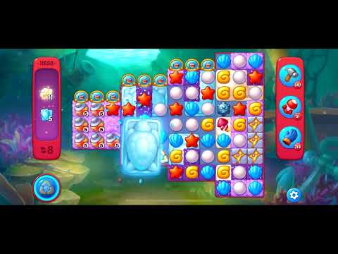 Fishdom Hard level 11858 no boosters フィッシュダム ハード