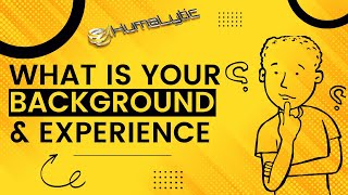 What's your background & experience?
