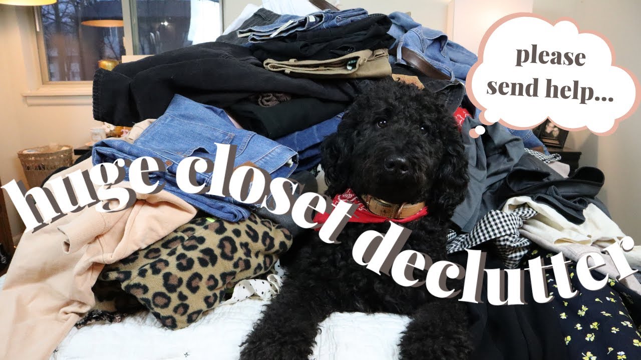 HUGE Closet Declutter | First Closet Clean Out of the Year!