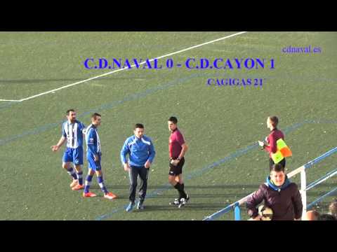 Resumen C.D.Naval 0 - C.D.Cayón 2 (12/12/2015)