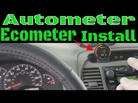 Auto Meter Ecometer Install And Setup