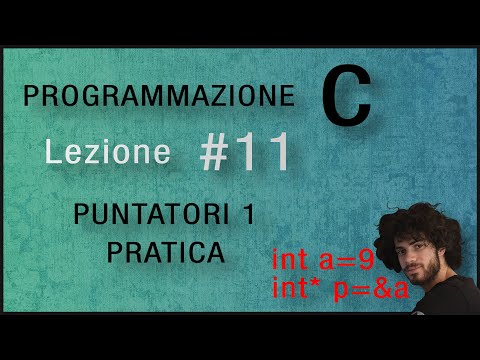 Videolezioni C | 11 - Puntatori PRATICA (Esempio di utilizzo dei puntatori e funzione swap() )